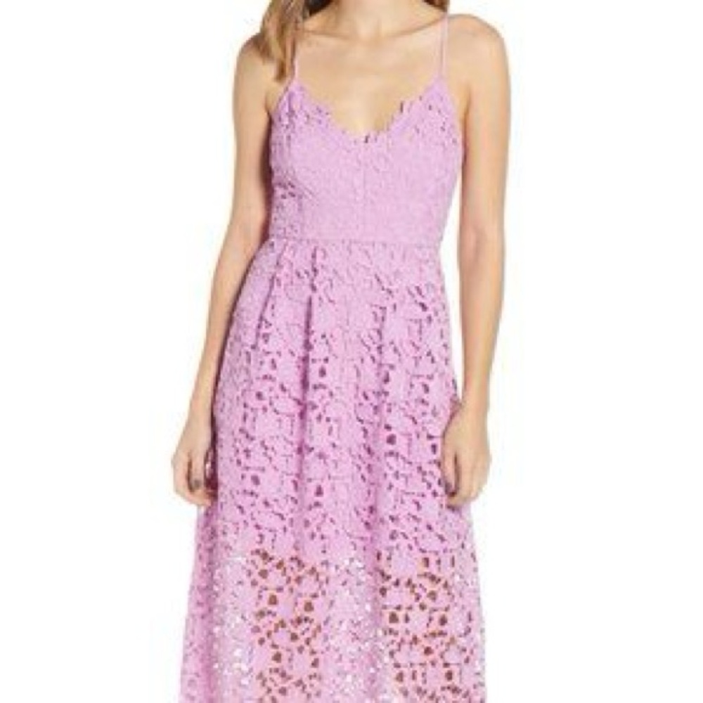ASTR the Label Purple Lace Dress